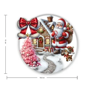 Set x 4 und Portavasos-NA- Reno (10cm x 10,8cm) Color Blanco y Rojo