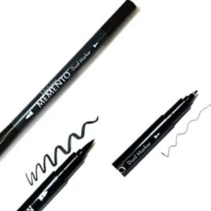 Memento Dual-tip Marker Tuxedo Black / Marcador Doble Punta Negro
