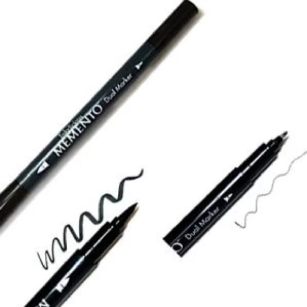 Memento Dual-tip Marker Tuxedo Black / Marcador Doble Punta Negro