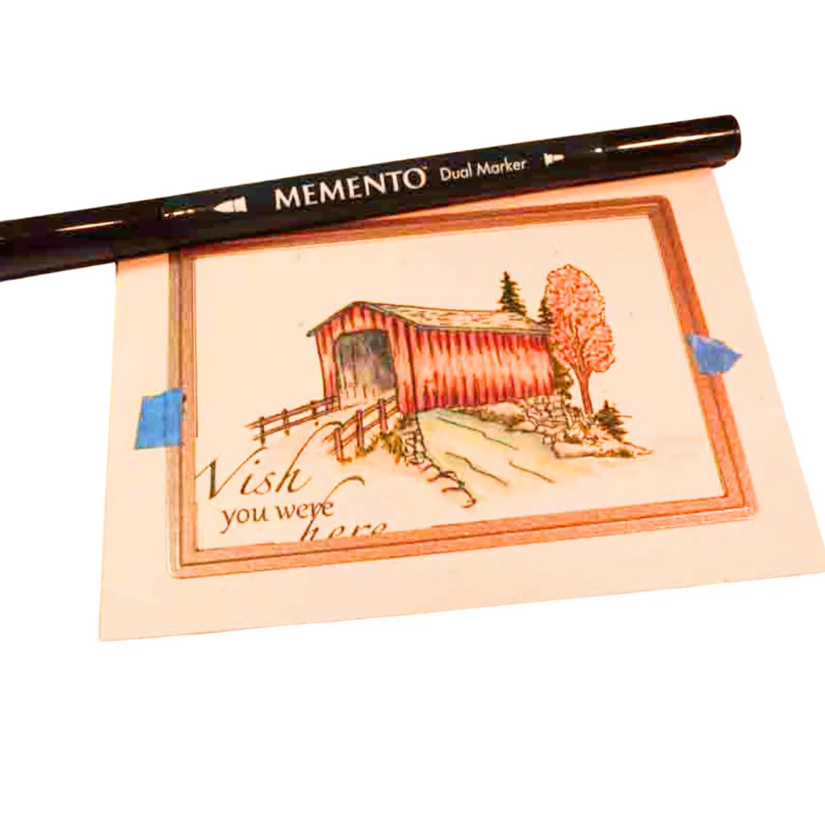 Memento Dual-tip Marker Tuxedo Black / Marcador Doble Punta Negro - Imagen 5