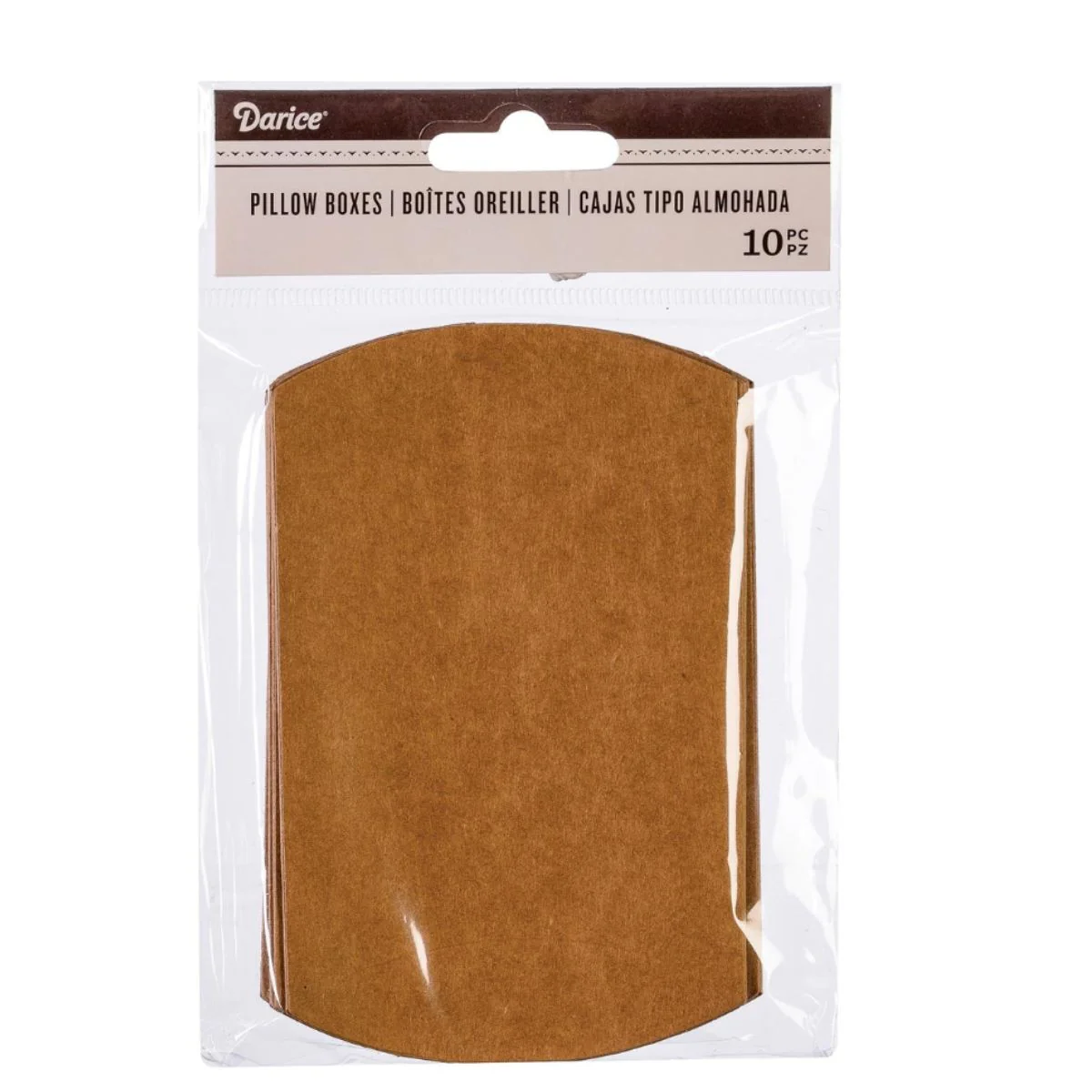 Kraft Pillow Boxes / 10 Cajitas de Almohada Listas Para Armar - Imagen 3