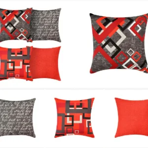 Set de 2 Cojines Terranova Doble Faz, 42x42 cm