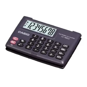 Calculadora bolsillo big play LC-160LV-BK-W-DP