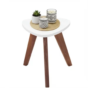 Mesa Auxiliar Nórdica Triangular Pequeña