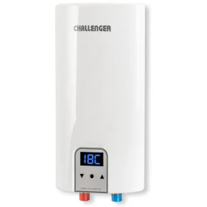 Calentador Digital Electrico De paso 8 Lt 220V Challenger, Color Blanco