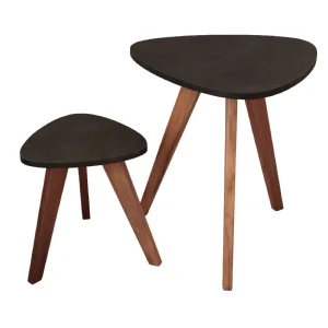 Mesa Nórdica Triangular Etna - Set X 2 - Pequeña & Grande