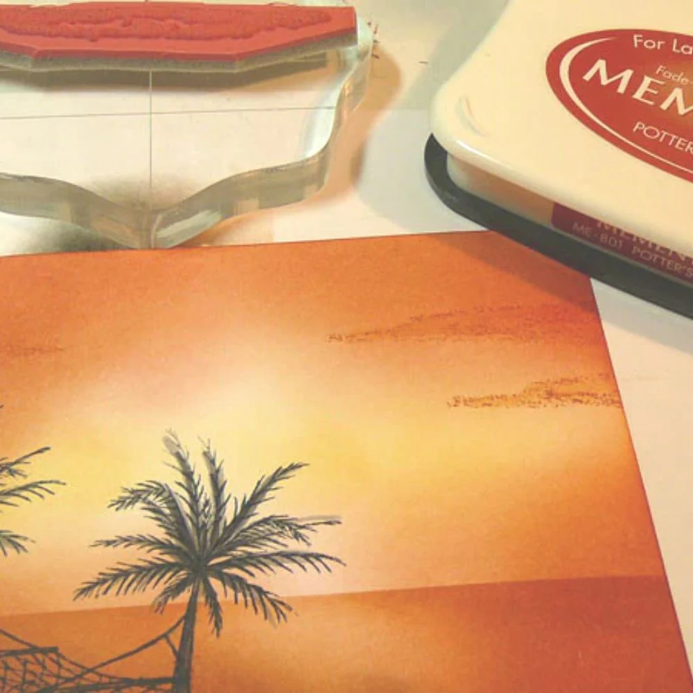 Potter's Memento / Cojín de Tinta para Sellos Ladrillo Barro - Imagen 6