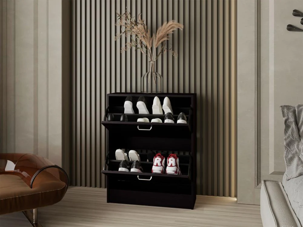 Zapatero Inola, Kronos Wengue, con dos puertas abatibles ZF - Imagen 4