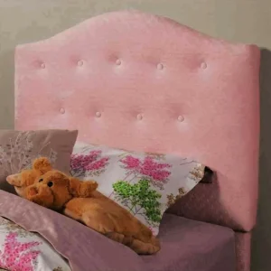 Cabecero Flotante Curvo Infantil 140x60 Rosa