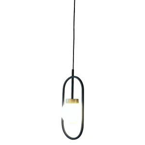 Lámpara Colgante Tipo Óvalo con Bomba B12