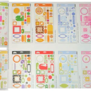 Whimsy Waffers Chipboard Stickers / Etiquetas Adhesivas Gruesas Toda Ocasion