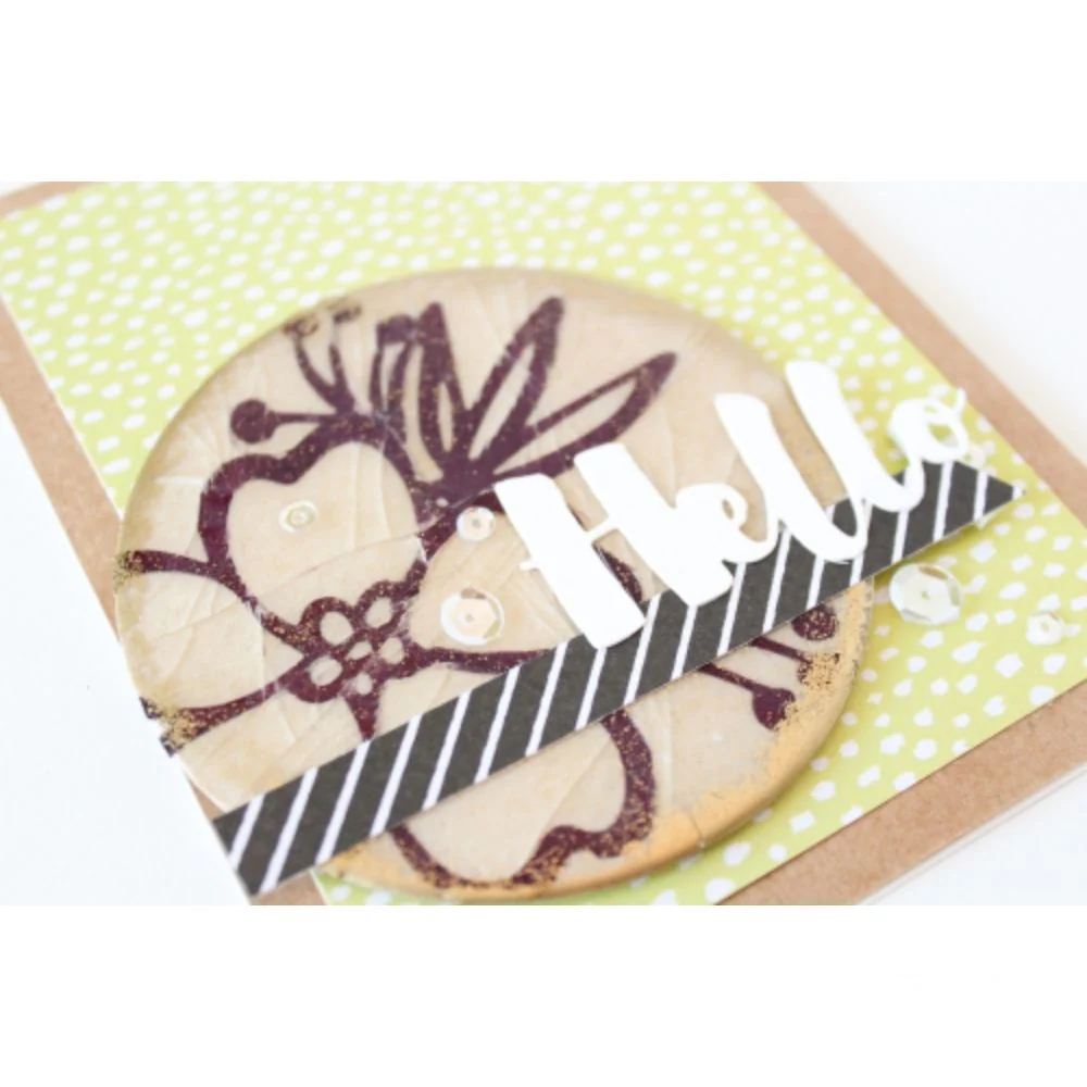 Clear Gloss Ultra High Embossing Powder / Polvo de Embossing Transparente Ultra Realzado - Imagen 3