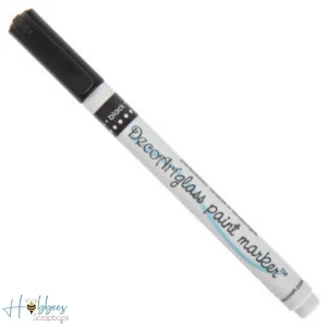 Glossy Glass Paint Marker Black / Rotulador para Vidrio y Cerámica Negro Brillante
