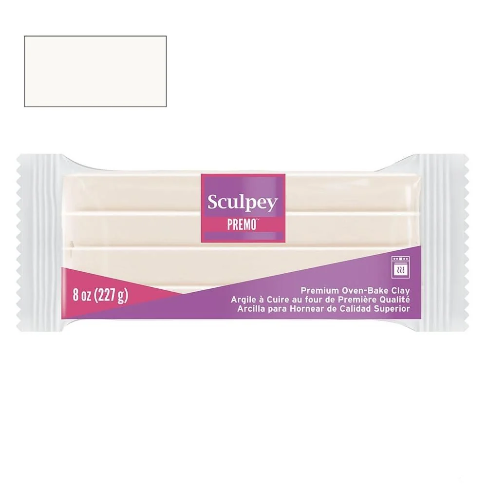 Premo Sculpey Polymer Clay White / Arcilla Polimérica Blanca