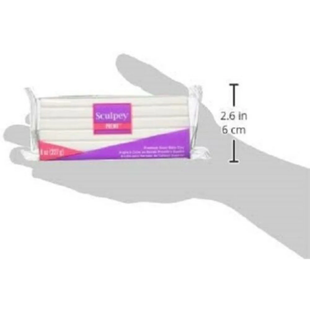 Premo Sculpey Polymer Clay White / Arcilla Polimérica Blanca - Imagen 2