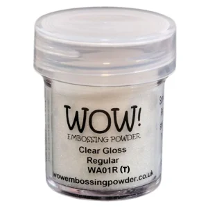 Clear Gloss Embossing Powder / Polvo de Embossing Brillo Transparente