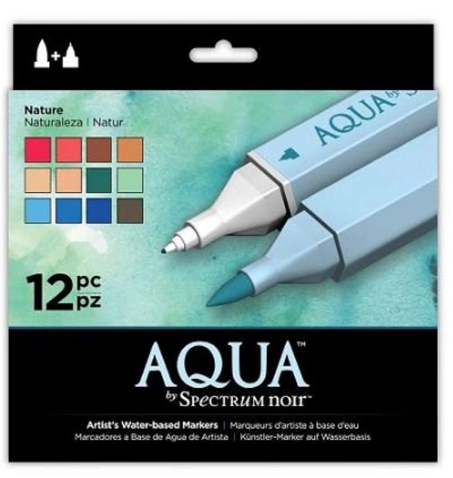 Aqua by Spectrum Noir Nature / Marcadores de Artista Acuarelables