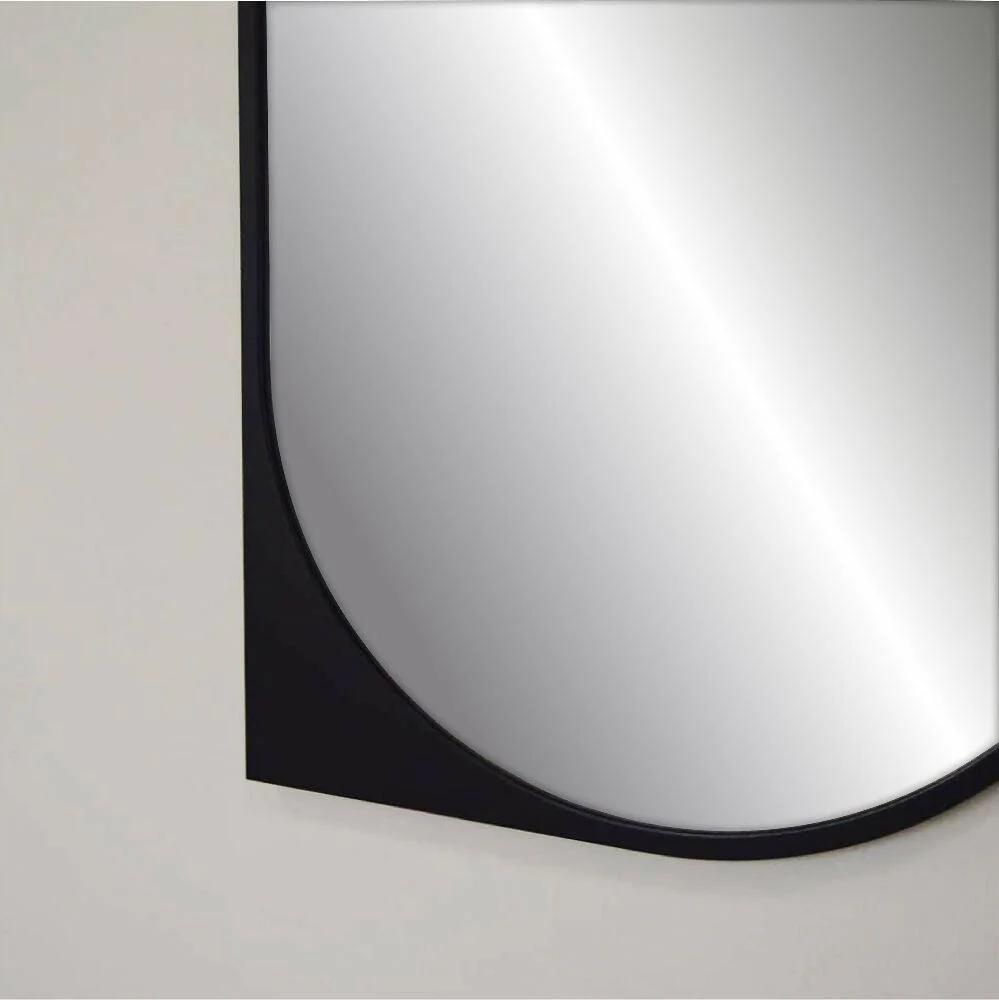 Espejo de pared en mdf fixer negro - Imagen 4