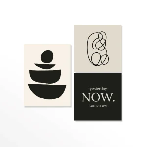 Triptico Now 30 cm x 40 cm