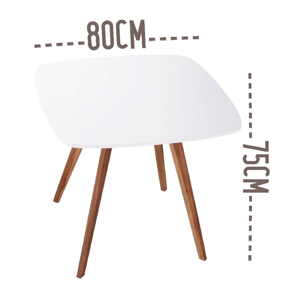 Comedor Nórdico Cuadrado 80 - Imagen 5