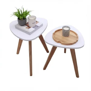 Mesa Nórdica Triangular - Set X 2 - Mediana & Grande