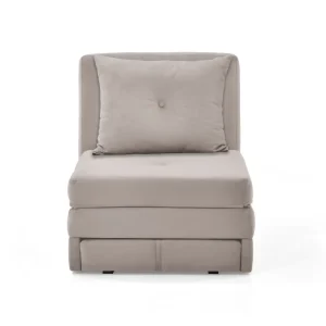 Poltrona Cama Torino 92x78x86 Tela Taupe