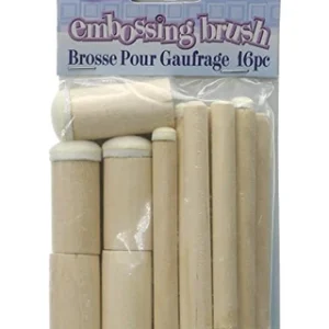 16 Sponge Embossing Brush Set / Paquete de Esponjas para Tinta