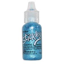 Stickles, Mercury Glass Blue / Pegamento de Brillos Azul