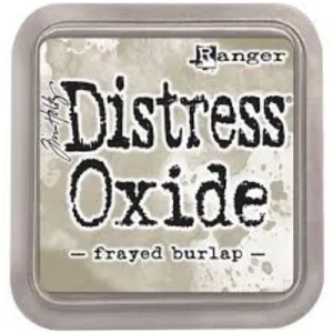 Tim Holtz Distress Oxide Frayed Burlap / Cojin de Tinta Efecto Oxidado Gris