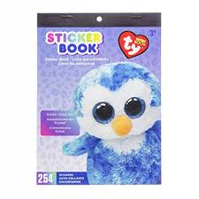 Sticker Book for Kids Beanie Boo Ice Cube Penguin / Libro con 254 Estampas Animalitos Pingüino