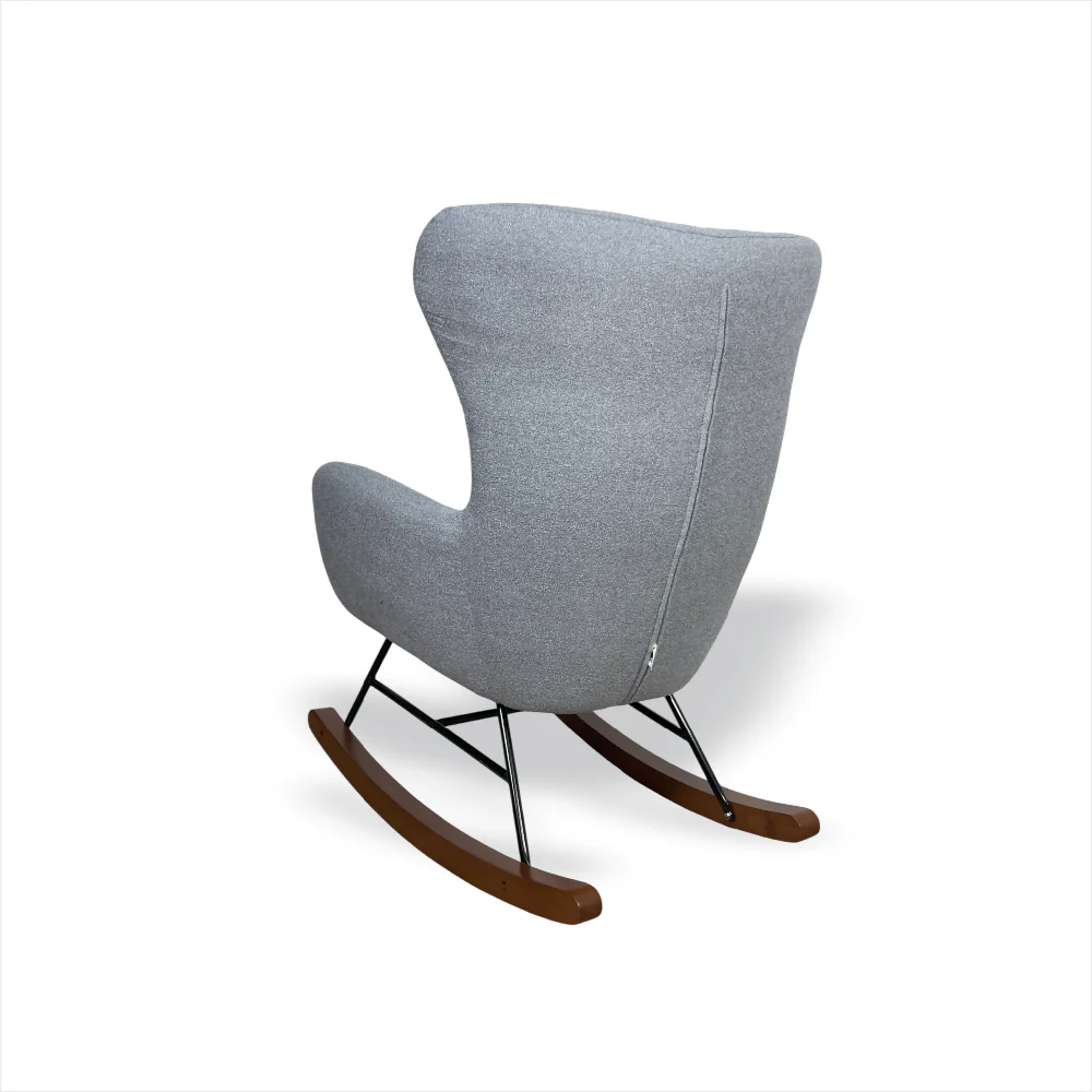 Silla Mecedora Gris - Imagen 5