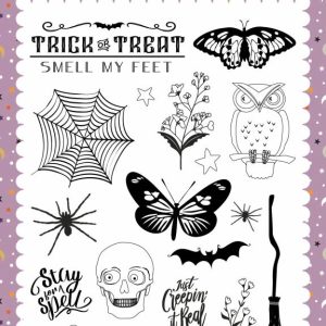 Stay For A Spell Stamps / Sellos de Halloween