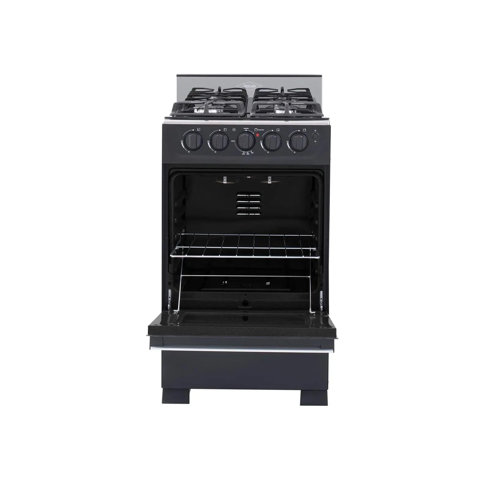 Estufa Romero Cristal Haceb 50 cms Gas Propano Negra - Imagen 4