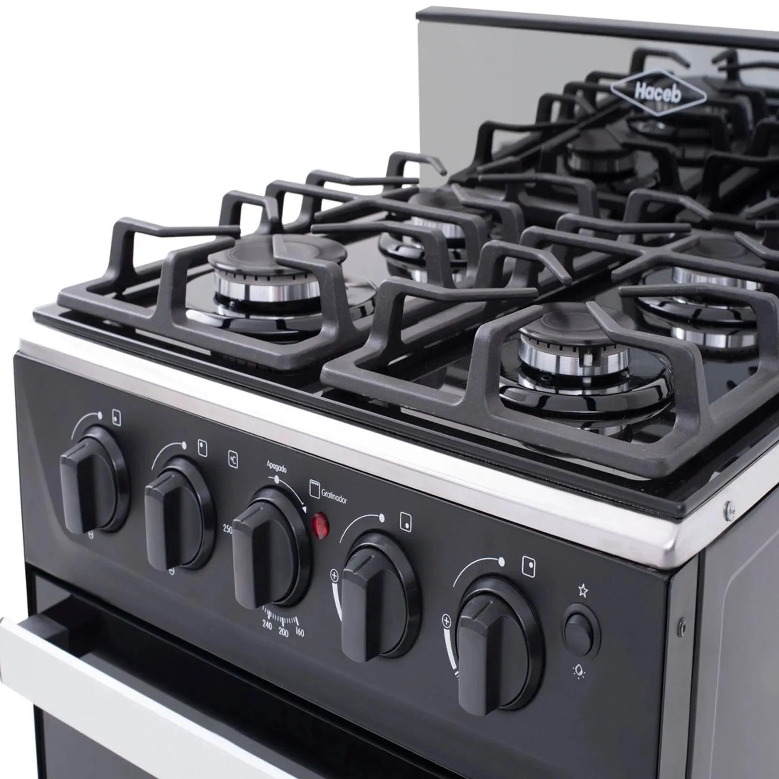 Estufa Romero Cristal Haceb 50 cms Gas Propano Negra - Imagen 3