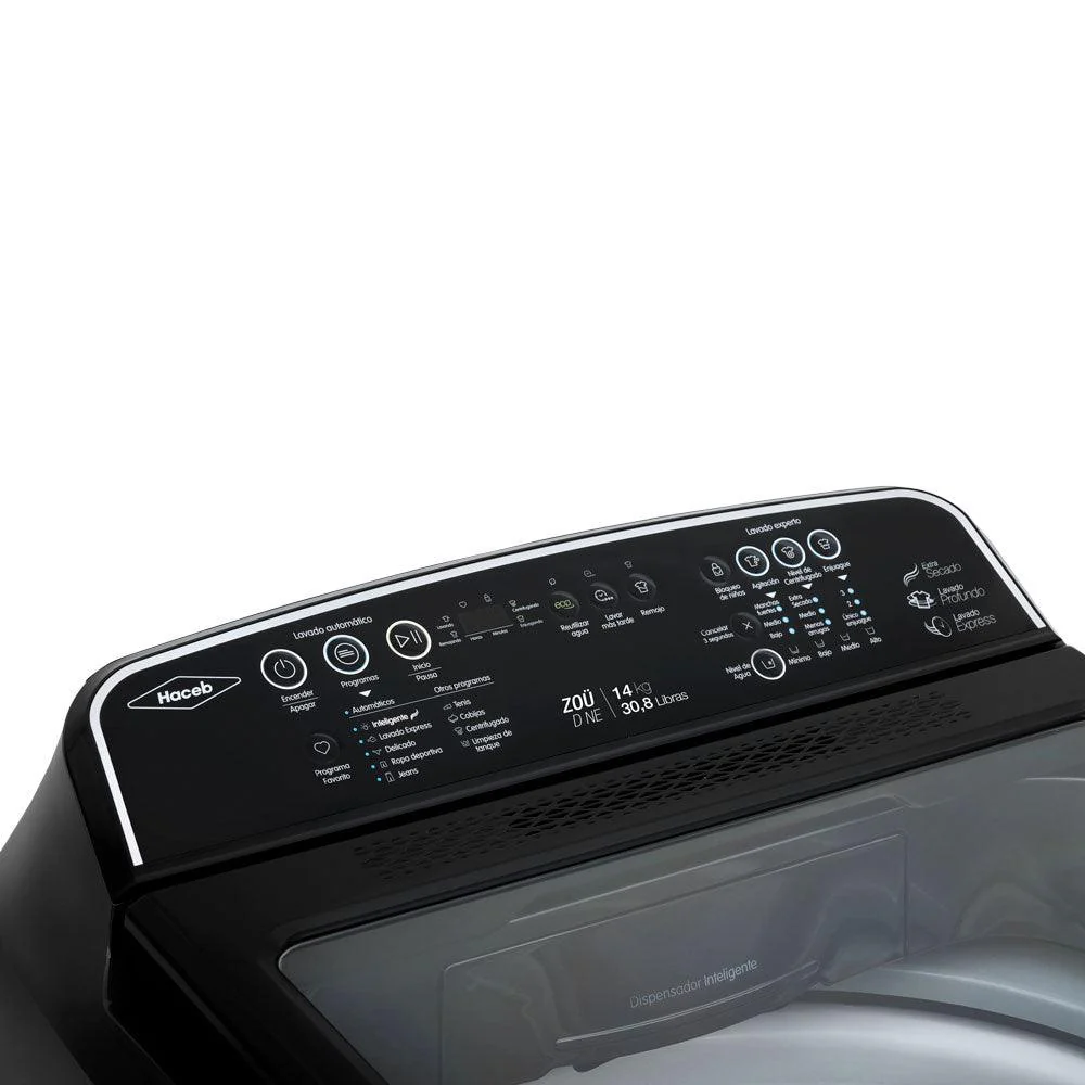 Lavadora ZOÜ 14 Kilogramos Haceb digital Onix - Imagen 6
