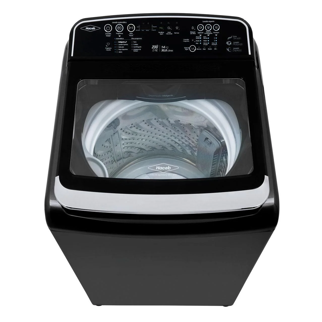 Lavadora ZOÜ 14 Kilogramos Haceb digital Onix - Imagen 3