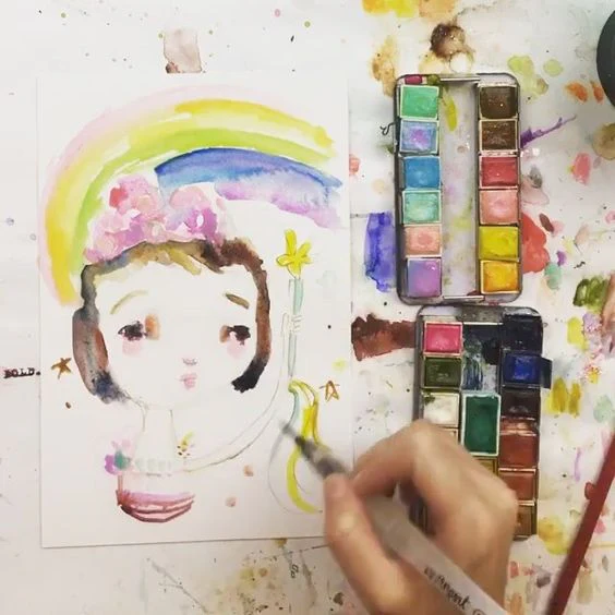 Watercolor Confections Tropicals / Estuche de Acuarelas Tonos Tropicales - Imagen 2