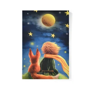 Cuadro Decorativo Principito XL 120X80 cm - Impresion en Tela Poliester