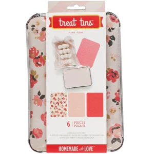 Floral Food Treat Tins / Charola Para Comida