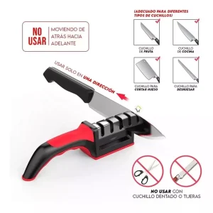 Afilador cuchillo HCK-168-ROJO