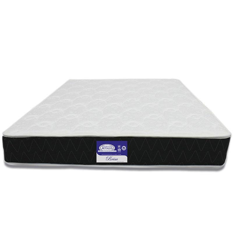 Combo Colchón Brissa 200 X 200 X 20 + 2 Almohada Siliconada 45 X 65