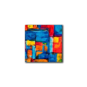 Cuadro Decorativo Arte Abstract S 30X30 cm - impresion en Tela