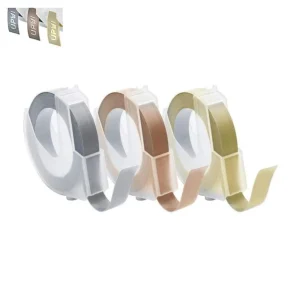 Label It Tape Rolls Metallics / 3 Cintas para Dymo Colores Metálicos