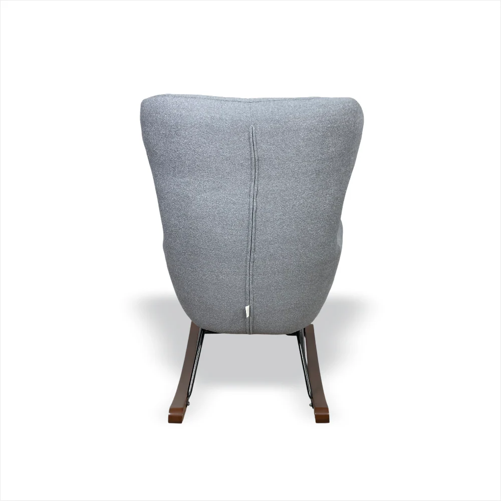 Silla Mecedora Gris - Imagen 6