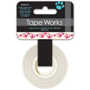 Cinta Adhesiva / Washi Tape Hearts Red & Pink