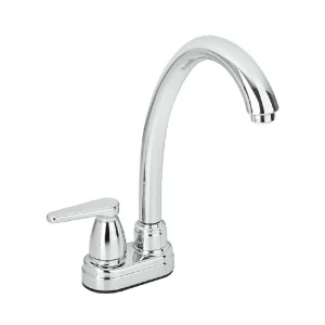 Grifería Corona Ultra Ahorradora para lavaplatos Sencilla Nogal LT Grival