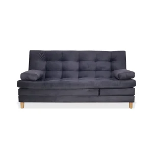 Sofa Cama Kalin Cinco Posiciones Gris Mas Cojines