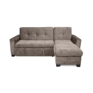 Sofa Cama en L Atlas 220x160x92 cm Izquierdo Taupe