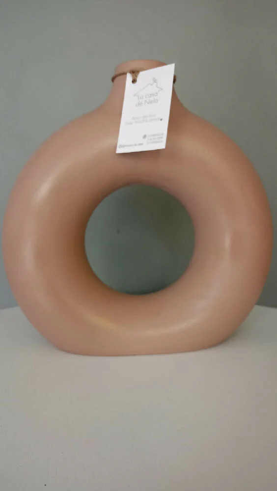 Florero Victoria palo de rosa en cerámica - Imagen 3