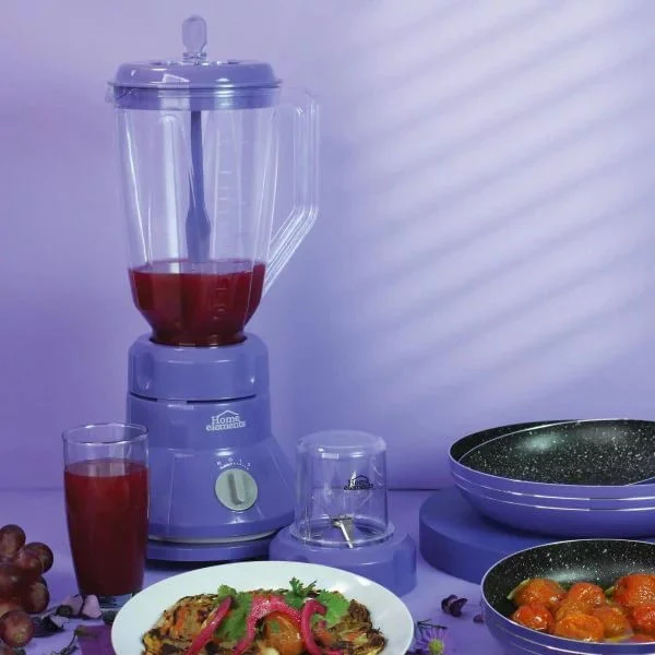 Licuadora 2 Velocidades Picatodo Línea Violet Home Elements - Imagen 3